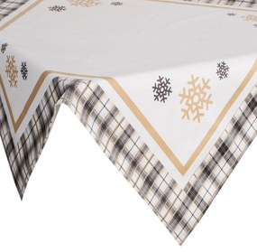 VIANOČNÝ OBRUS ANGEL 85X85 CM VZOROVANÝ