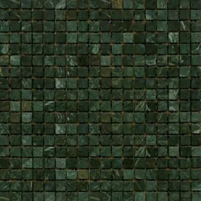 Kamenná mozaika Premium Mosaic Stone zelená 30x30 cm mat STMOS15GRW