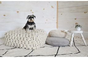 Krémový prateľný ručne tkaný bavlnený koberec 140x200 cm Bereber Beige – Lorena Canals