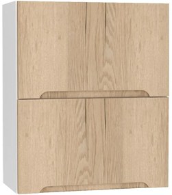 Skrinka do kuchyne Zoya W60grf/2 Dub Halifax/Biely