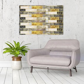 Obraz - Dekor s textúrami (90x60 cm)