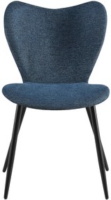 Jedálenská stolička Maika látka - modrá