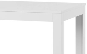 Jedálenský rozkladací stôl Wenus 160/300 cm biely matný