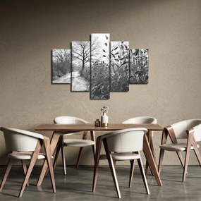 Obraz - Pole v zime (150x105 cm)