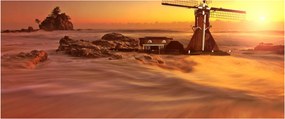 Obraz - Západ slnka (120x50 cm)