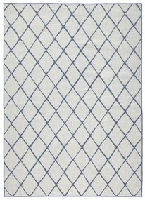 NORTHRUGS - Hanse Home koberce Kusový koberec Twin-Wendeteppiche 103119 blau creme – na von aj na doma - 160x230 cm