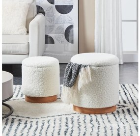 Eglo 424029 - SADA 2x Taburet MASHIKE pr. 30,5/37 cm biela