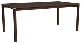 Hnedý rozkladací jedálenský stôl 95x180 cm Arun – Unique Furniture