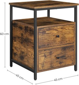 Nočný stolík VASAGLE LET067B01