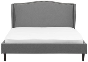 Manželská posteľ 180 cm COLLETTE (s roštom) (sivá). Vlastná spoľahlivá doprava až k Vám domov. 1007214
