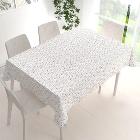 Biante Bavlnený obdĺžnikový obrus Sandra SA-004 Fialové ružičky 100x160 cm