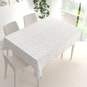Biante Bavlnený obdĺžnikový obrus Sandra SA-004 Fialové ružičky 60x100 cm