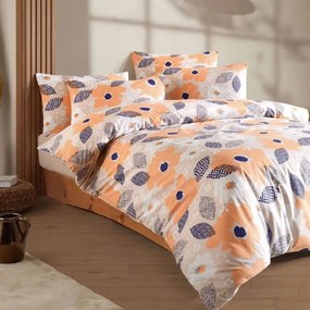 Obliečky bavlnené Daisy Orange 200x140cm+90x70cm TiaHome