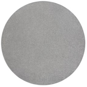 Okrúhly koberec CASHMERE sivý 108 hladký