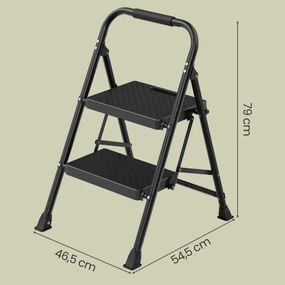 Skladacie oceľové schodíky GSLB35202BZ01
