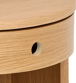 Nočný stolík v dekore duba v svetloprírodnej farbe Paron – Actona