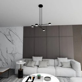 Luster na lanku MODUS 4xGX53/10W/230V čierna