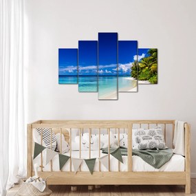 Obraz tropickej pláže (150x105 cm)