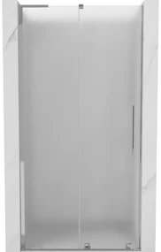 Mexen Velar L, posuvné sprchové dvere do otvoru 100 cm, 8mm sklo námraza, chrómová, 871-100-003-31-01