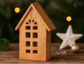 Dekorácia Domeček, mangové drevo%