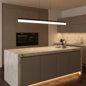 Toolight Toolight, LED stropné svietidlo 120cm, APP1692-CP, čierna matná, OSW-07890