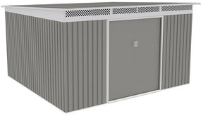 G21 Záhradný domček GRAH 1132 - 340 x 333 cm, metalický šedý 63900995