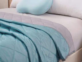 Chladiaca letná prikrývka ELARIA, tyrkysová Rozmer: 160 x 200 cm