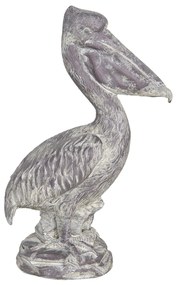 Dekorácia pelikán s patinou - 19 * 11 * 31 cm