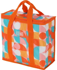 Chladiaca taška Retro kocka 16 l, oranžová