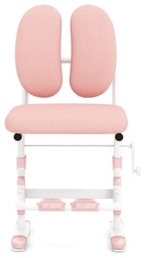 Ergonomická, výškovo nastaviteľná detská stolička | ružová
