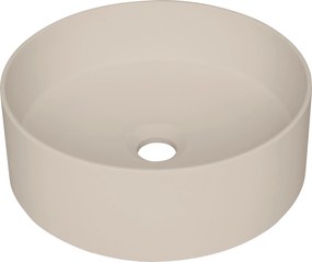 Deante Umývadlo na dosku Silia ø36 cm - CQS 5U4S, granit, béžové