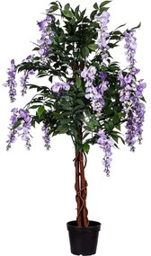 PLANTASIA umelý strom Visteria 120 cm, modrofialové kvety