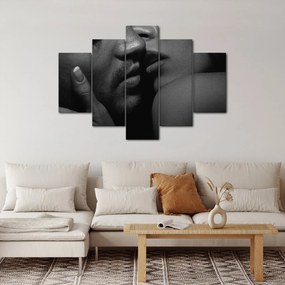 Obraz - Bozk, čiernobiela fotografia (150x105 cm)