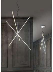 Trio - LED Stmievateľný luster na lanku TIRIAC 3xLED/8,5W/230V