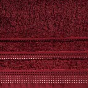 FROTÉ UTERÁK POLA20 SADA 3KS 70X140 CM BORDOVÁ