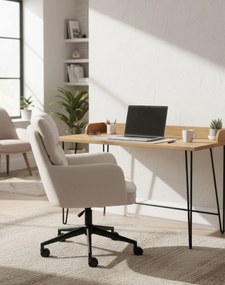 Kancelárska stolička Aria, béžová