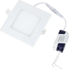 BERGE LED panel čtvorcový 90x90x15mm vstavaný - SANAN 2835 - 3W - 230V - 200Lm - teplá biela