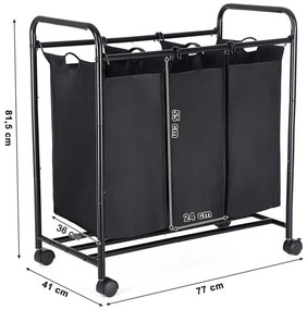 Vozík na bielizeň LSF003B