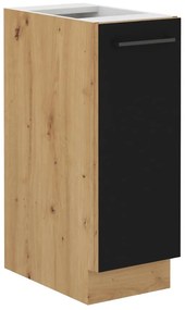 Skrinka do kuchyne Modena 30d cargo bb čierny/dub artisan