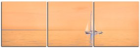 Obraz na plátne - Plachetnica na mori - panoráma 5248FB (120x40 cm)