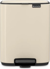 Béžový pedálový oceľový odpadkový kôš 7 l Bo – Brabantia