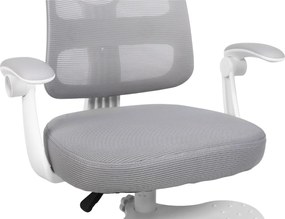 Detská rastúca stolička Neoseat JUNI 013 — látka, sivá