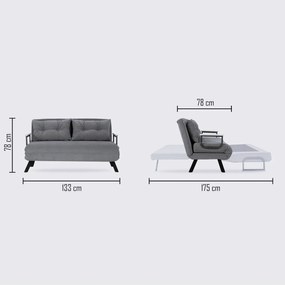 Dvoumístná rozkládací pohovka Seater Sando - výber z 9 prevedení