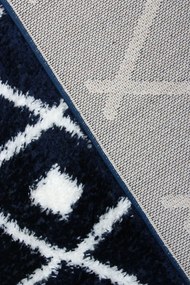 Koberec Boho 590 NAVY BLUE/CREAM rozmery koberec: 120x170 cm