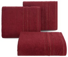 BAVLNENÝ UTERÁK GALA 70X140 CM BORDOVÁ