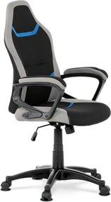 Detská otočná stolička čierna KA-L611 BLUE