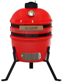 Gril Kamado Egg 13", priemer 27 cm, červený
