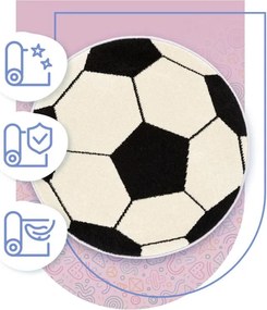 Koberec Agnella Funky Top Kik krém kruh