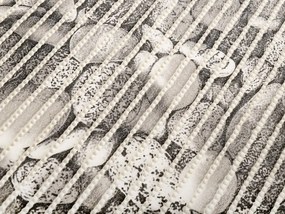 Kúpeľňová penová rohož / predložka PRO-070 Sivé riečne kamene - metráž šírka 65 cm