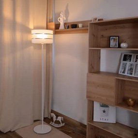 LED Stojacia lampa HELEN 1xE27/15W/230V biela